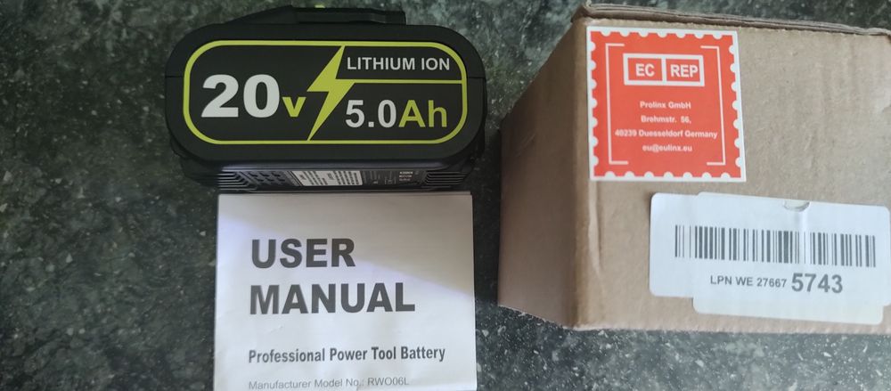 Аккумуляторына 18v 5.5А  Макита и WORX  20v 5А новые с мануалом