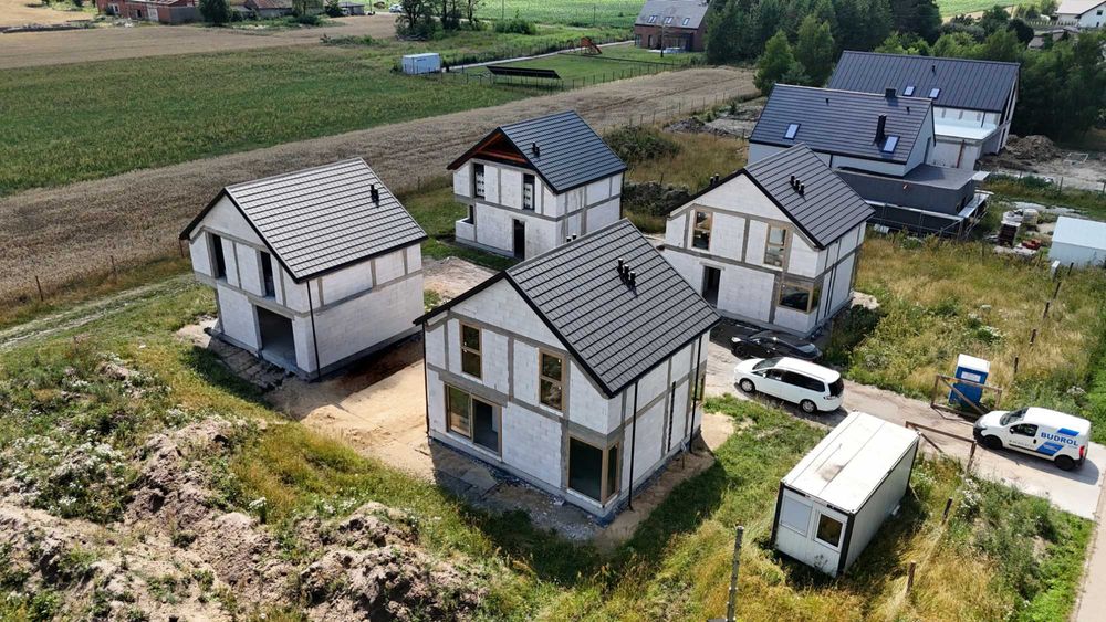 Dom pod Łodzią 122,8 m² | garaż, ogród i pompa ciepła