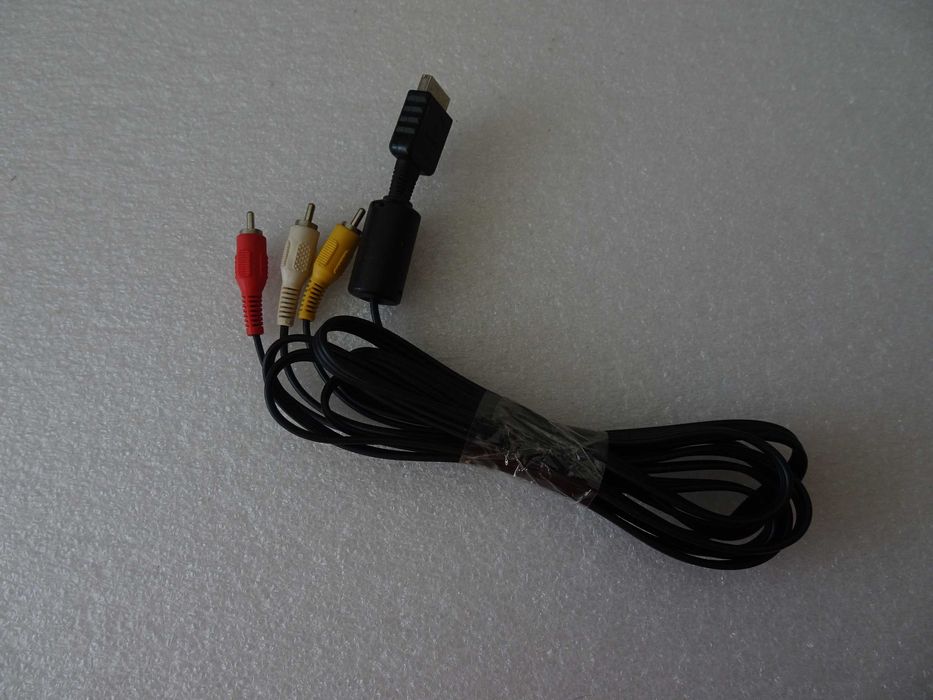Cabo de alimentação à televisão para a Playstation Sony