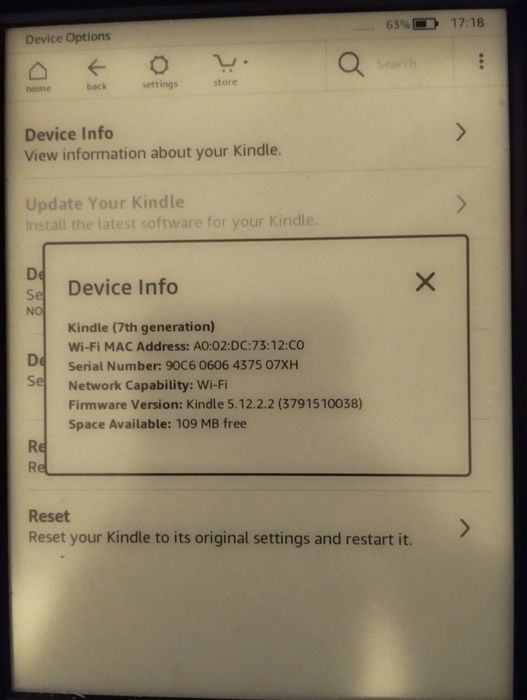 Kindle 7th generation