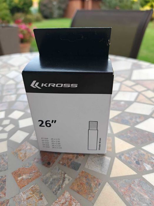 Dętka rowerowa Kross 26" - wentyl samochodowy