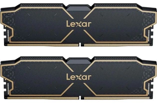 Модуль пам'яті LEXAR THOR DDR5 32GB (2x16) 6000Mhz Black