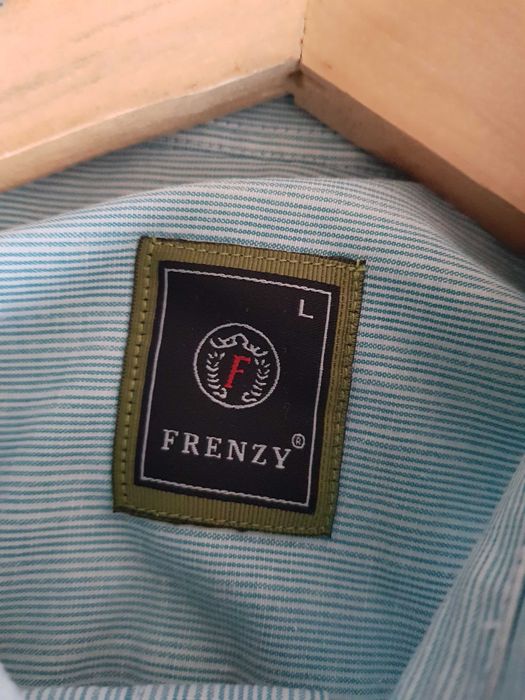 Bawełniana koszula męska slin Frenzy rozm. L