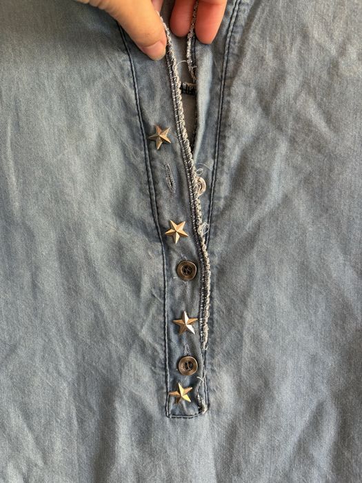 Sukienka ala lekki jeans 44