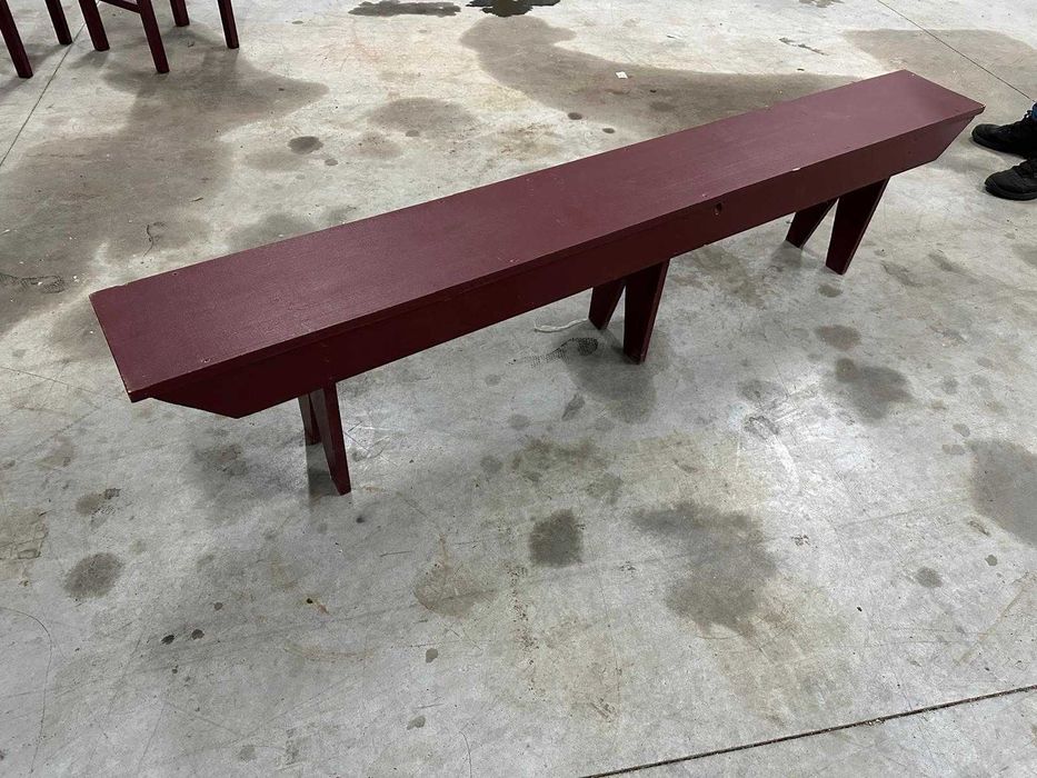 Banco Corrido de Madeira