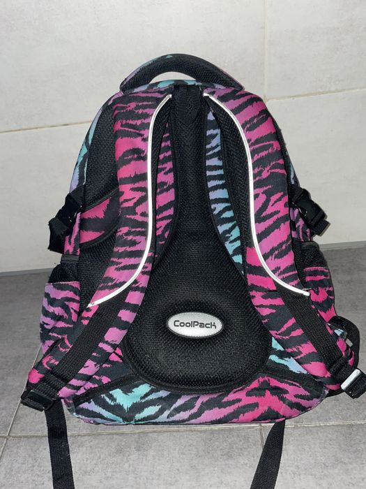 Plecak CoolPack pojemny 4 przegrody odblaski