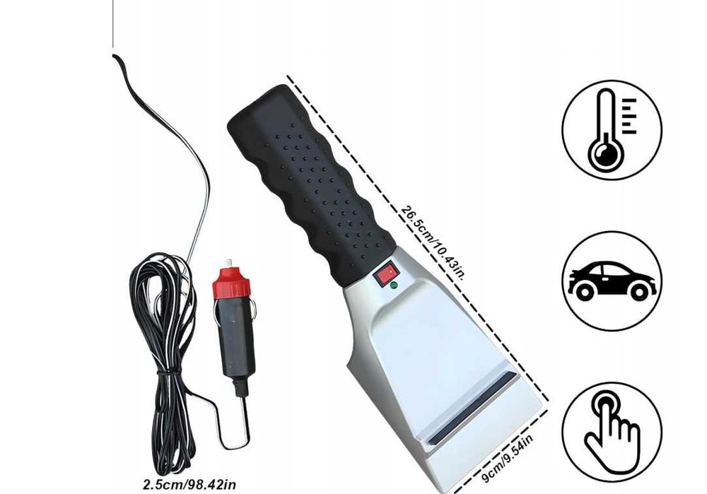 12V Podgrzewana Łopata Do Śniegu Elektryczne Skrobaczki Do Szyb