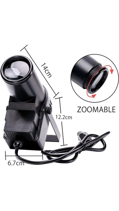 UKing lampa sceniczna LED 30 W RGBW z funkcją Sound Active