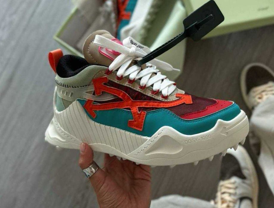 Унисекс кроссовки Off-White Odsy-1000 білі кросівки офф вайт одси 1000