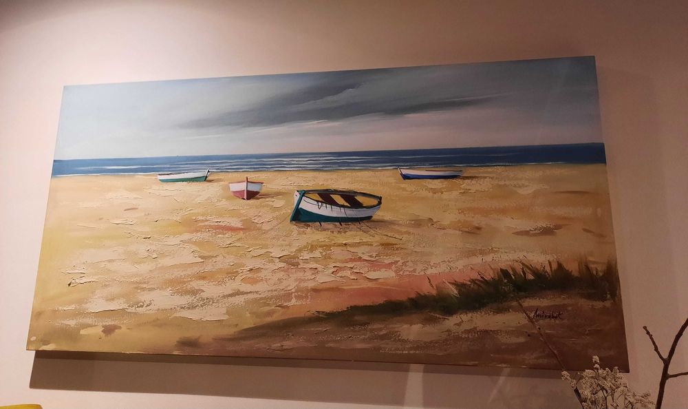 Quadro pintado mão