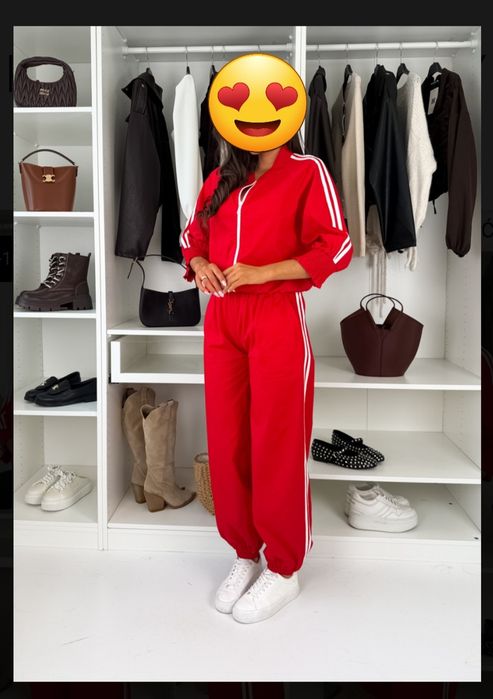 Dres komplet czerwony