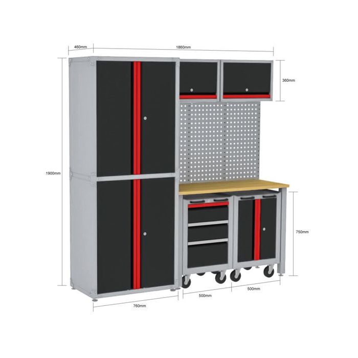 Zestaw mebli warsztatowych SEJFTI