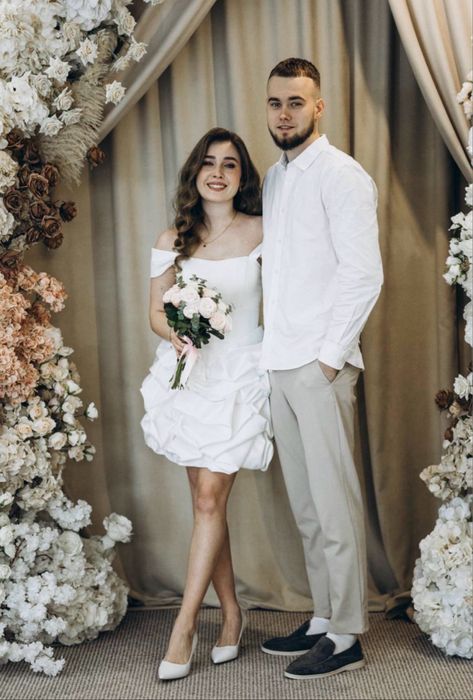 Сукня біла на розпис