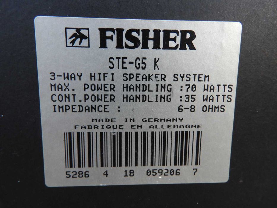 Kolumny Fisher STE - G5 K część wieży