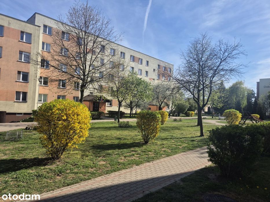 Jasne, dwustronne 3 pokoje z dużym balkonem – 59,6 m² do remontu