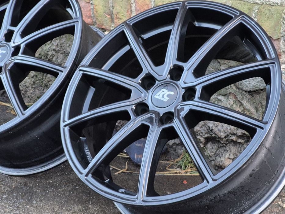 Alufelgi 18" RC 5x112 czarne Audi Volkswagen Skoda Seat +Gratis