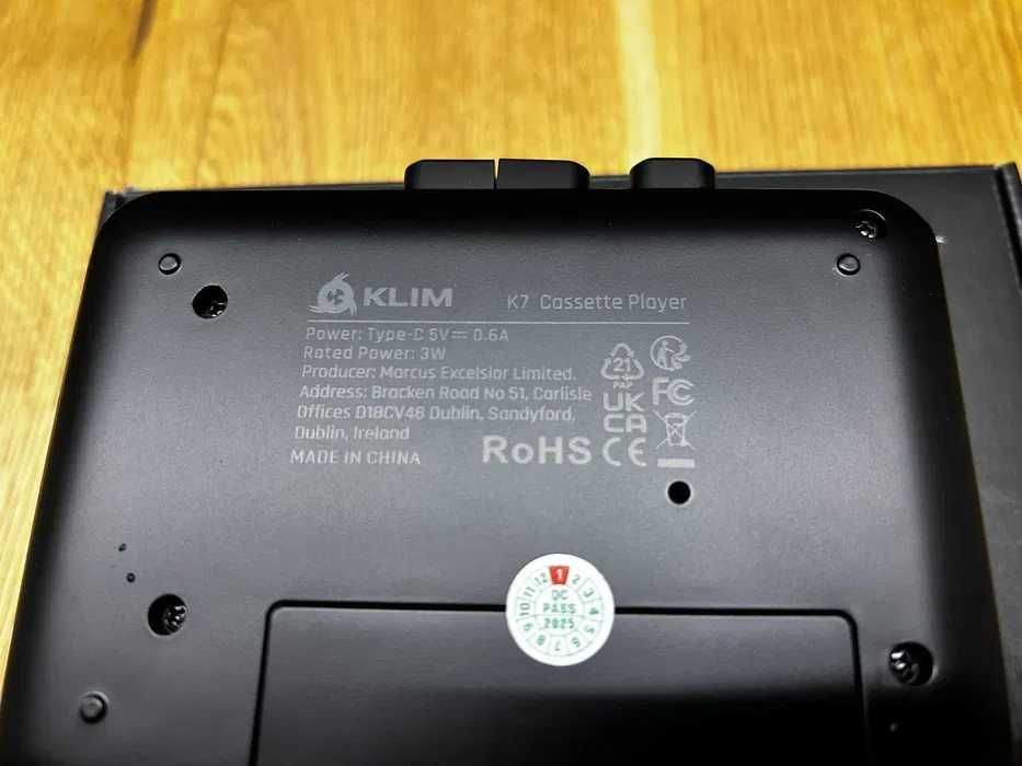 Odtwarzacz kasetowy KLIM K7 – Walkman USB