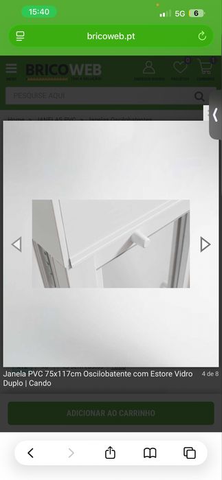 Janelva PVC com estores