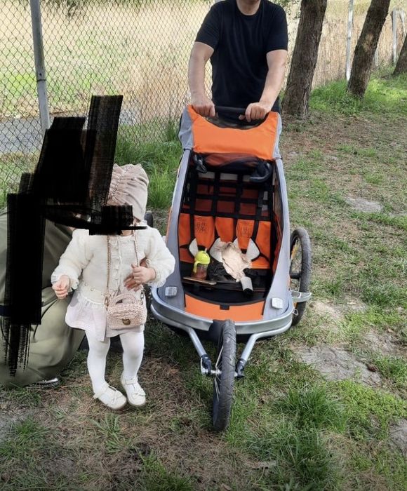 Przyczepa do roweru podobna do Croozer for1