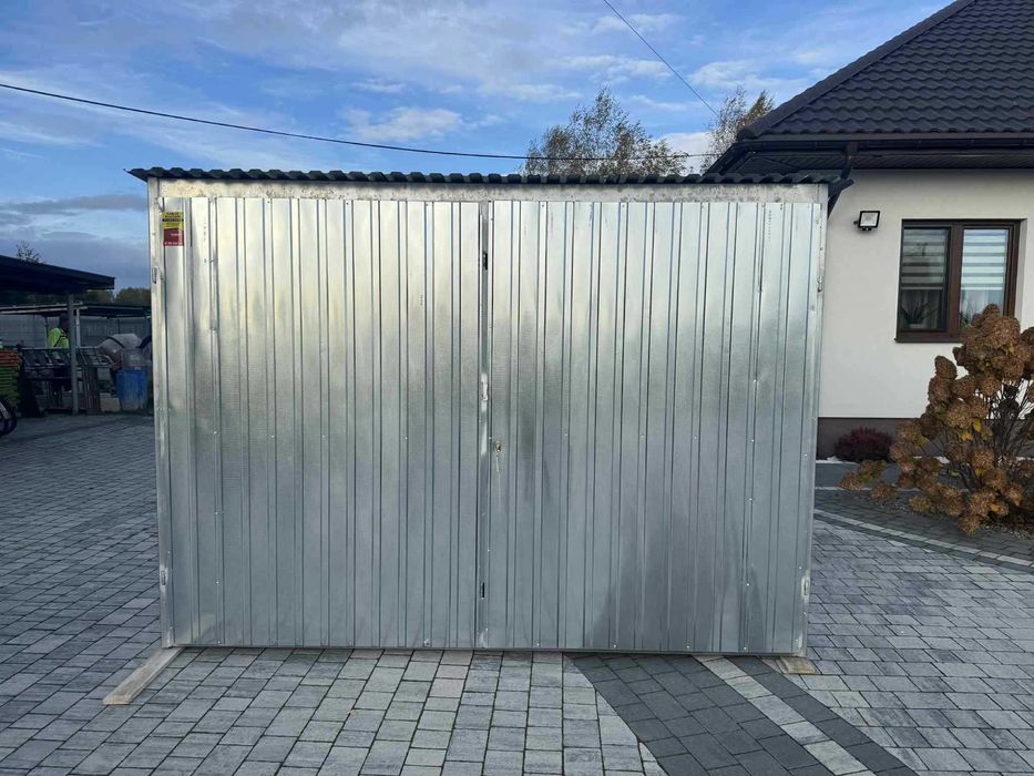 Garaż blaszany 3x5 II gatunek CZĘSTOCHOWA Transport i Montaż GRATIS