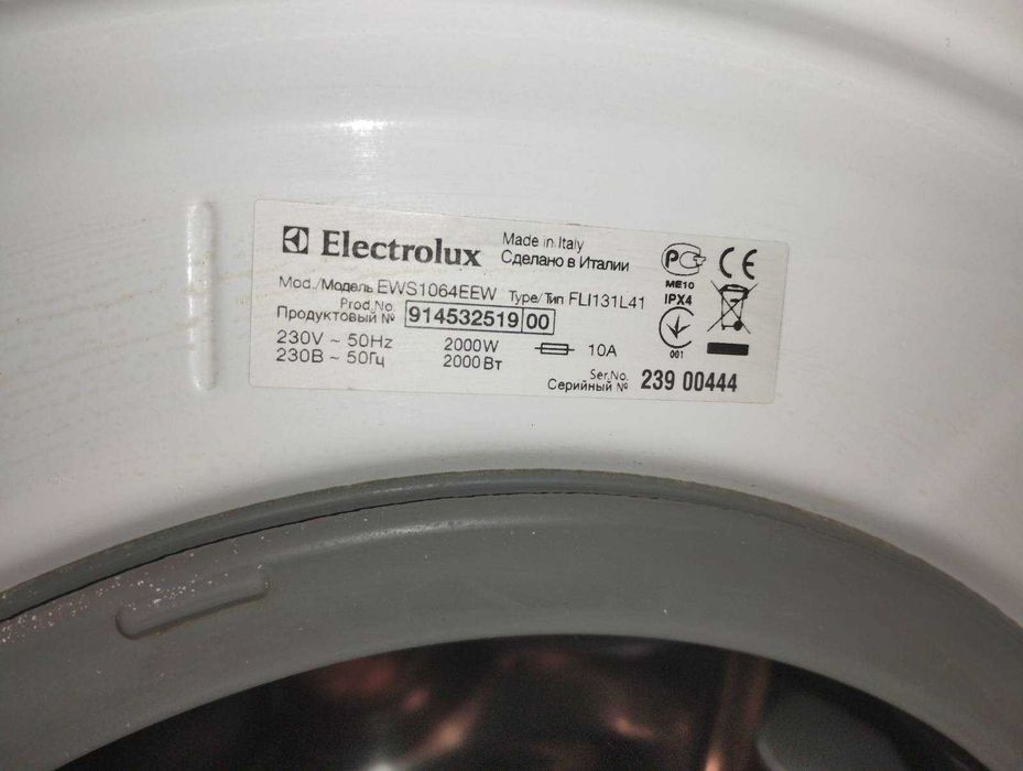 Пральна машина Electrolux EWS 1064 EEW — 6 кг, потребує ремонту