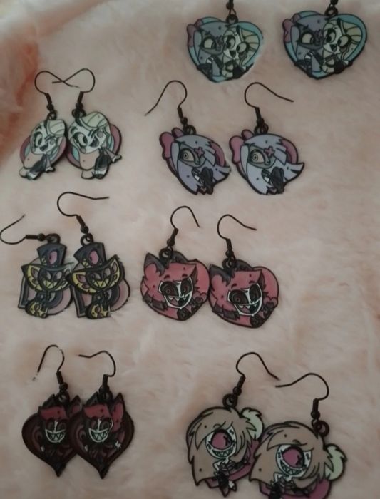 Kolczyki Hazbin Hotel