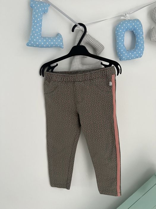 Legginsy dziewczęce Liegelind r.92 serduszka lampas