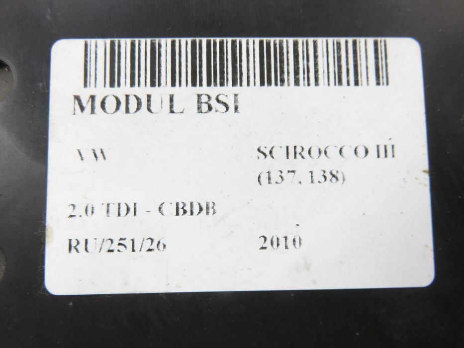 Bsi Vw Scirocco III 2.0 Tdi 5wk50284a