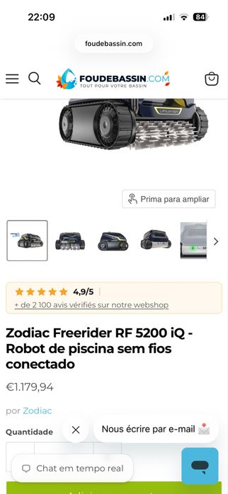 Robo de piscina Zodiac RF 5200 IQ