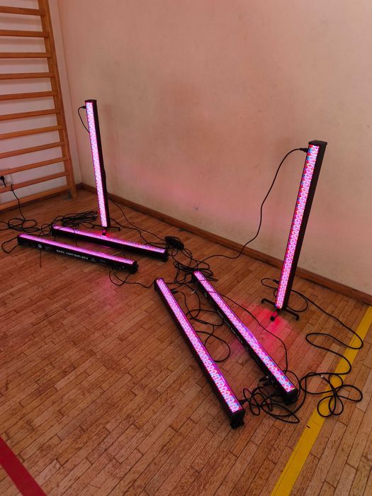 Belki LED Basic Light BAR 8 Mega Light Bar 8 Light 4 Me komplet 6 sztuk + okablowanie + pokrowiec