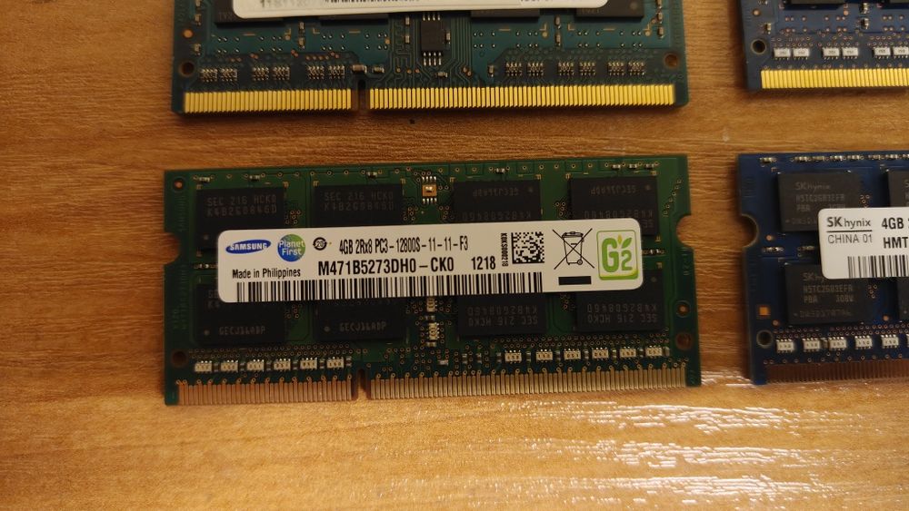 Pamięć RAM DDR3l 4 GB  4 sztuki
