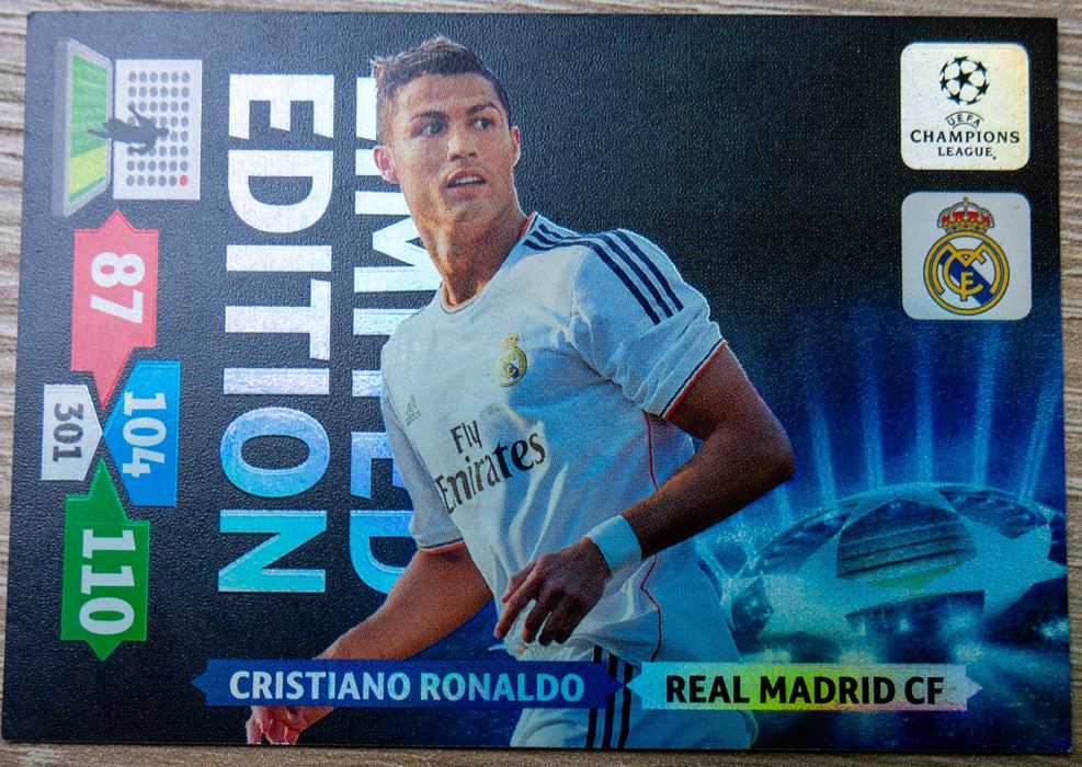 PANINI champions 2013/2014 Ronaldo limited