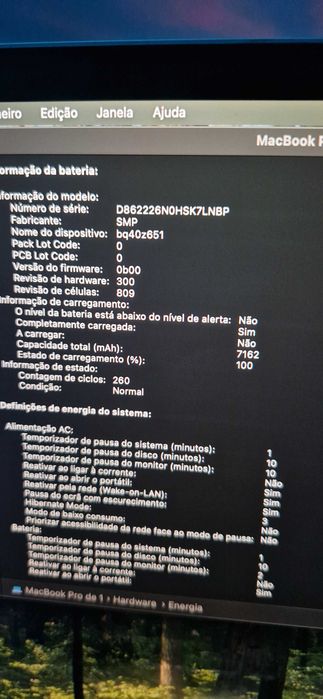 Portátil Macbook pro 16"