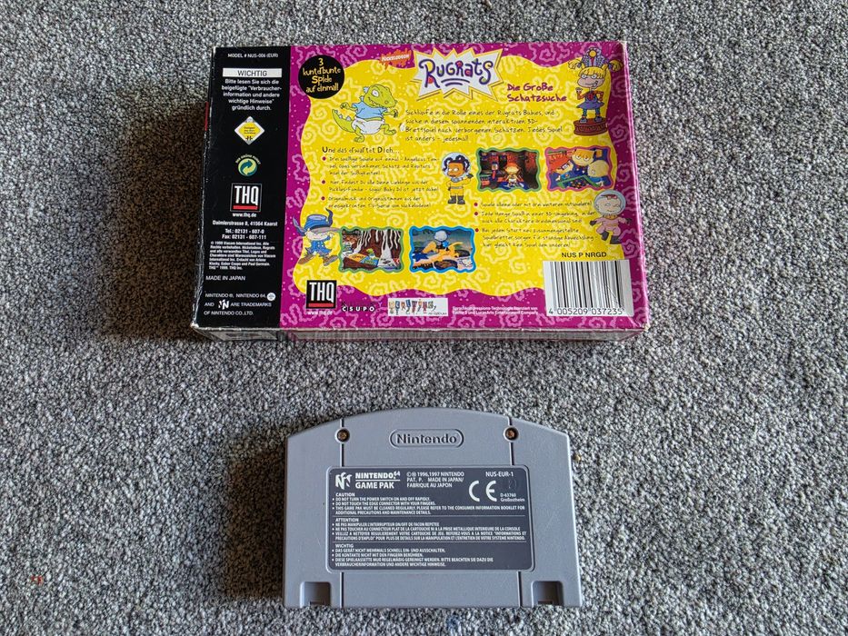 Rugrats Treasure Hunt * Nintendo 64 * N64
