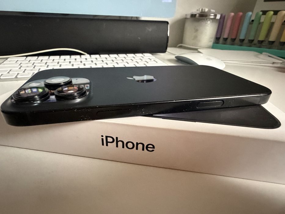 Bateria 100% iPhone 16 Pro Max 256gb Black Titanium