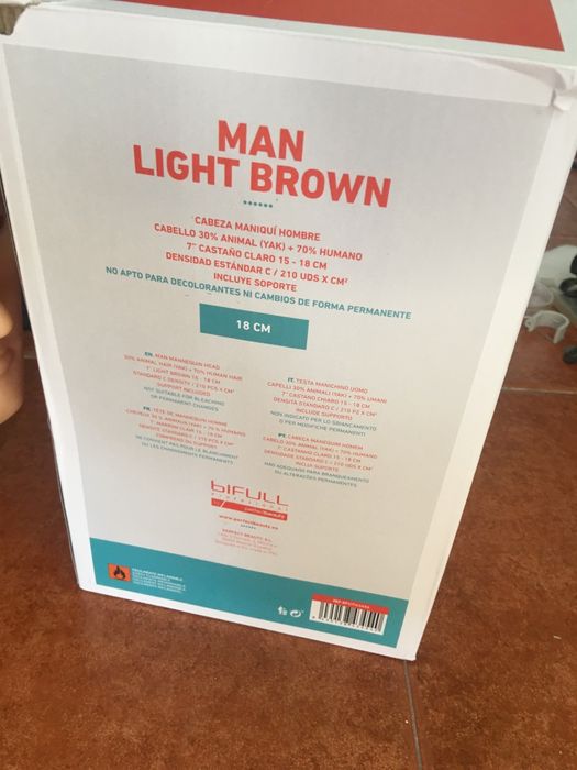 Manequim cabelo natural