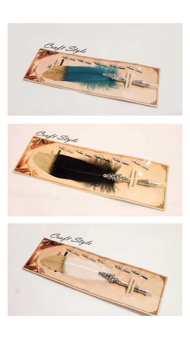 Caneta de Aparo Clássica/Vintage (Pena, 3 Modelos)| NOVAS