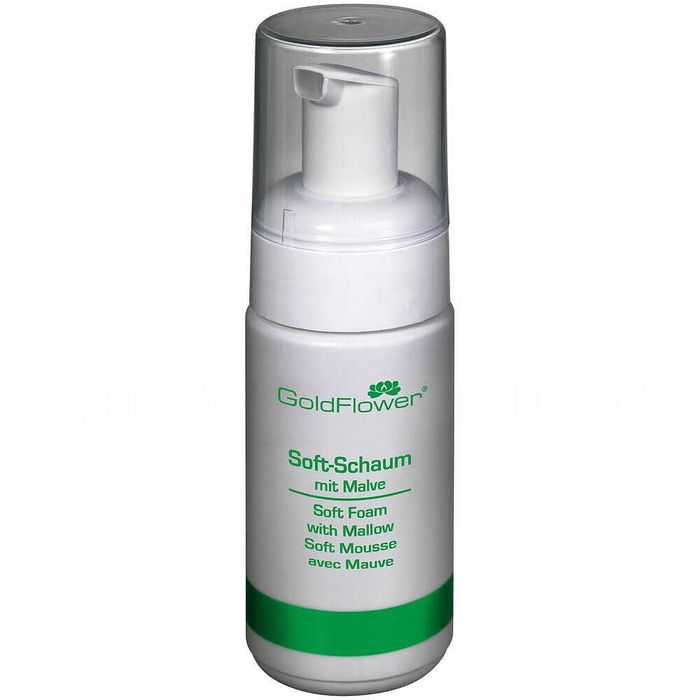 GoldFlower Soft pianka z malwą do mycia twarzy 100ml