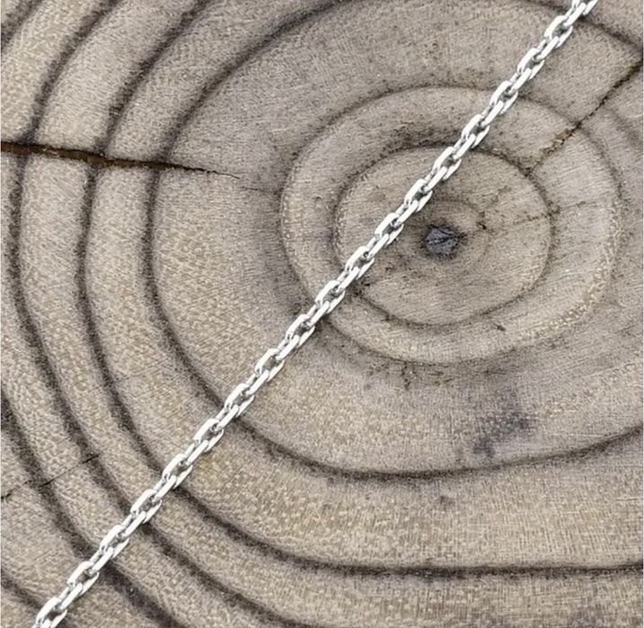 Ланцюжок Якір 40 см срібло 925 Якірка срібний ланцюг