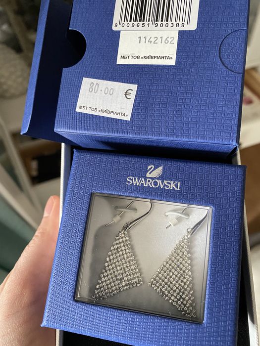 Серьги Swarovski
