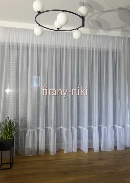 firana z falbaną 600x250 nr 101