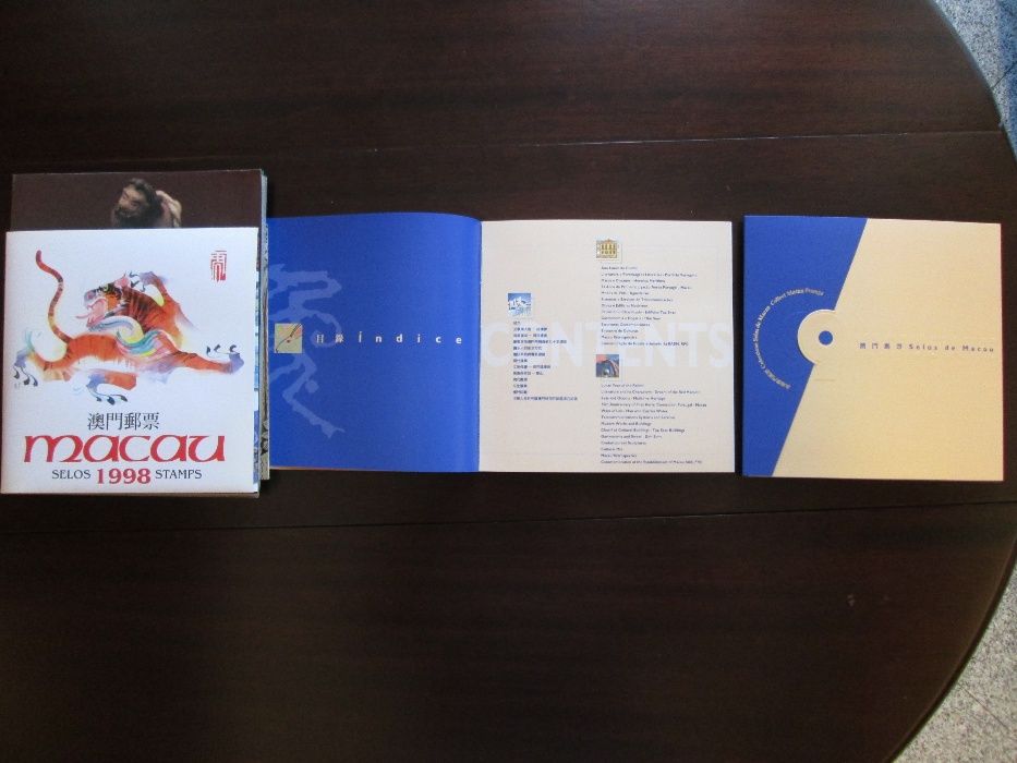Filatelia - Selos Macau Stamps - Carteiras Anuais 1981/82 a 1999
