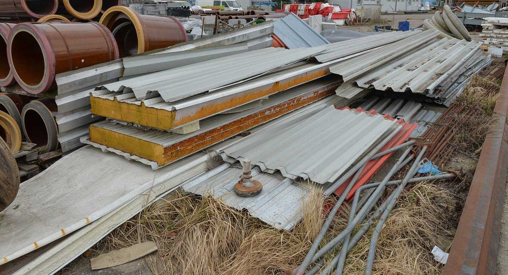 Blachy ocynkowane, powlekane z demontażu