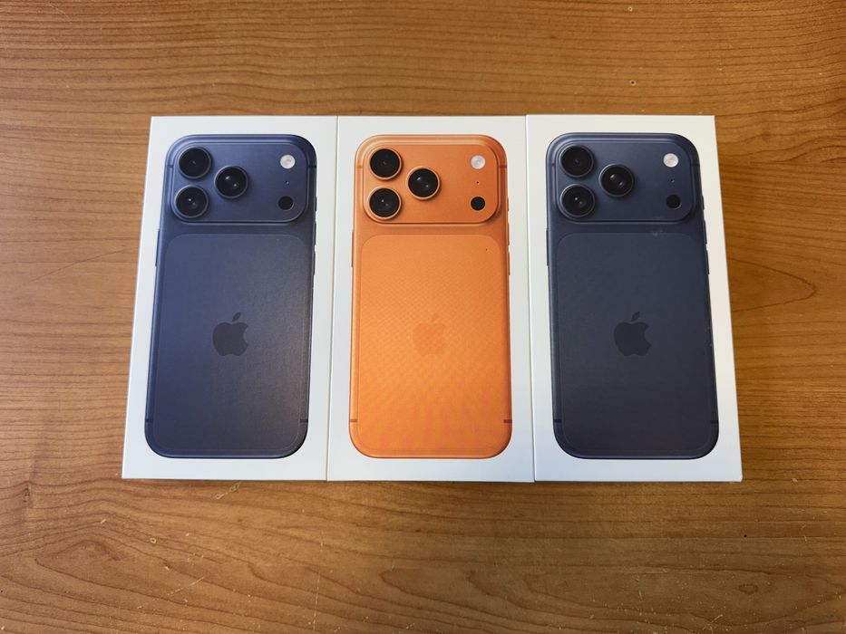 iPhone 17 PRO 256GB Silver, Deep Blue, Cosmic Orange z PL GW Warszawa.