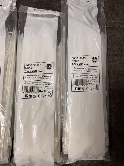Trytytki reca/ Wurth_zestaw 500 sztuk_ mocne