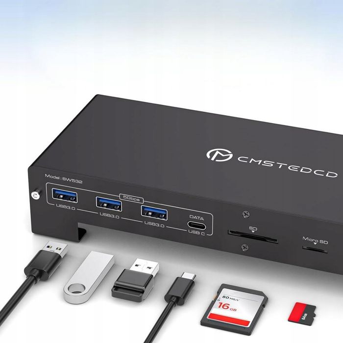 Stacja Dokujaca KVM USB C CMSTEDCD do Laptopa i PC