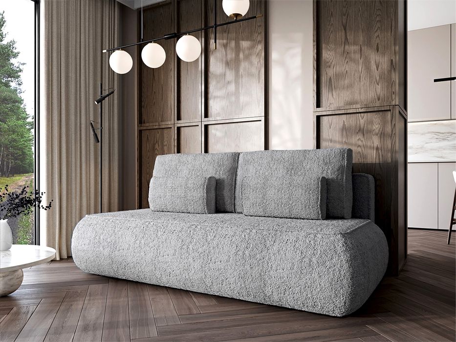 Sofa baranek boucle rozkładana prosto od producenta