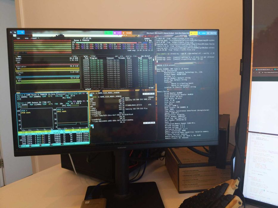 Mocny komputer do gier i pracy