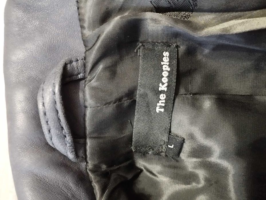 The Kooples biker leather jacket size L kurtka skóra owcza