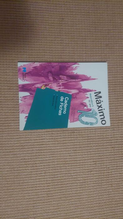 Caderno de Fichas "Máximo 10" | Matemática A | Porto Editora